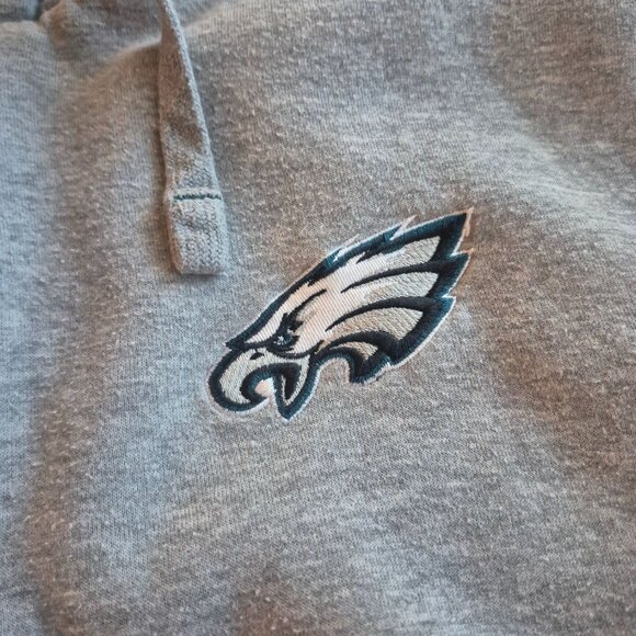 Philadelphia Eagles Reversible Hoodie Jacket Gray/Teal size L - Picture 6 of 7